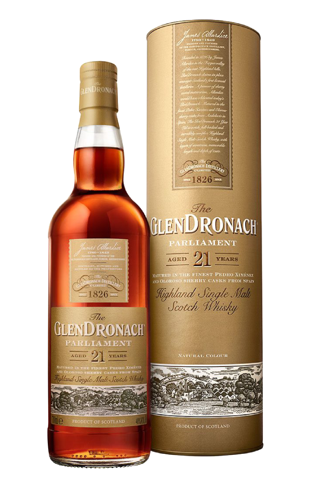 GlenDronach 21YO Highland Single Malt — Highland single malt Parliament Scotch whisky
